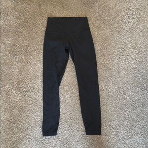 High-Waisted Black Leggings